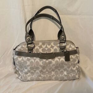 Coach Silver Logo Bag